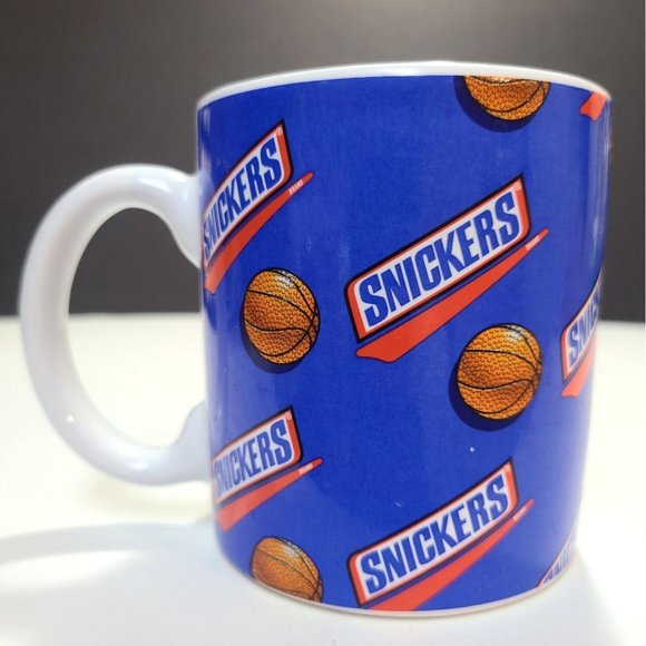 Snickers Candy Bar Coffee Mug With Rotating Basketball CUP BY GALERIE 4" , 12 OZ - Picture 4 of 7